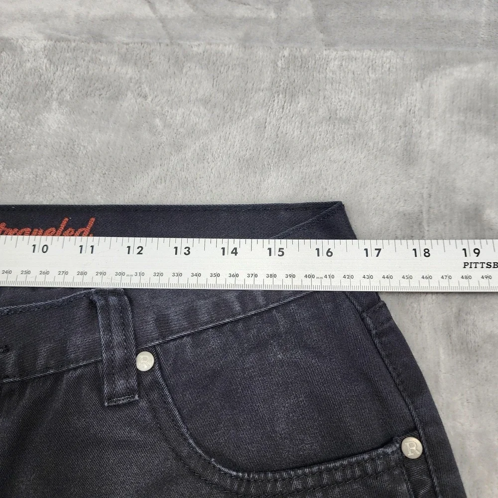 Road Less Traveled Jeans Mens 33‎ Black Regular Fit Straight Leg Denim Casual